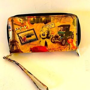 Marilyn Monroe / Paris / Car Retro Wristlet
